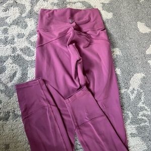 Pink lulu lemon leggings
